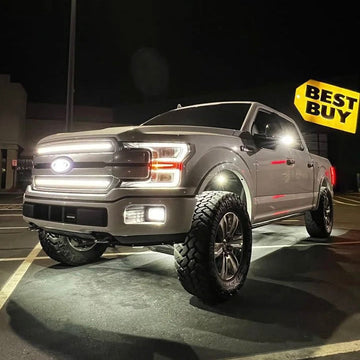 F-150 Platinum Sequential Switchback LED Grill Bars DRL Upgrade 2018-2020