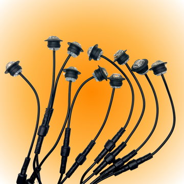 Dynamic Amber Sequential LED Valance Lights Kit for Trucks & Cars