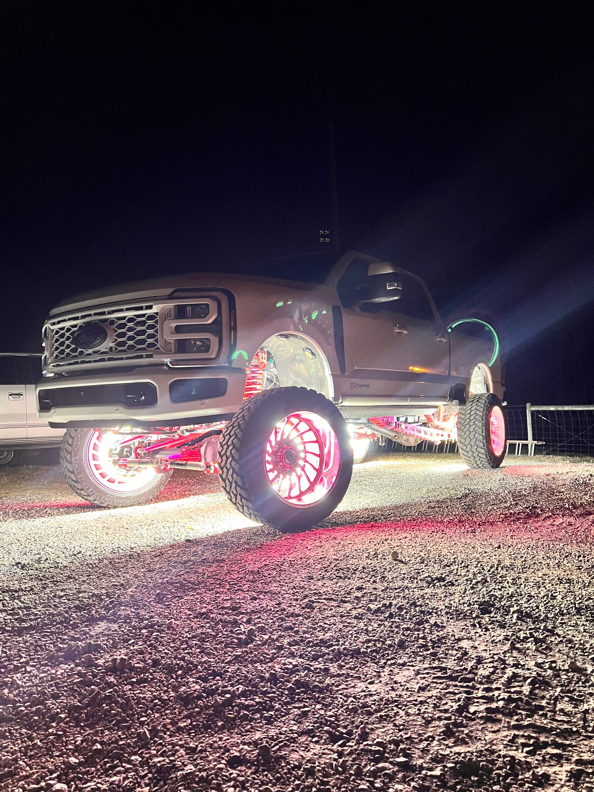 Extreme High Intensity 20 Row LED Wheel Lights Kit for Vehicles