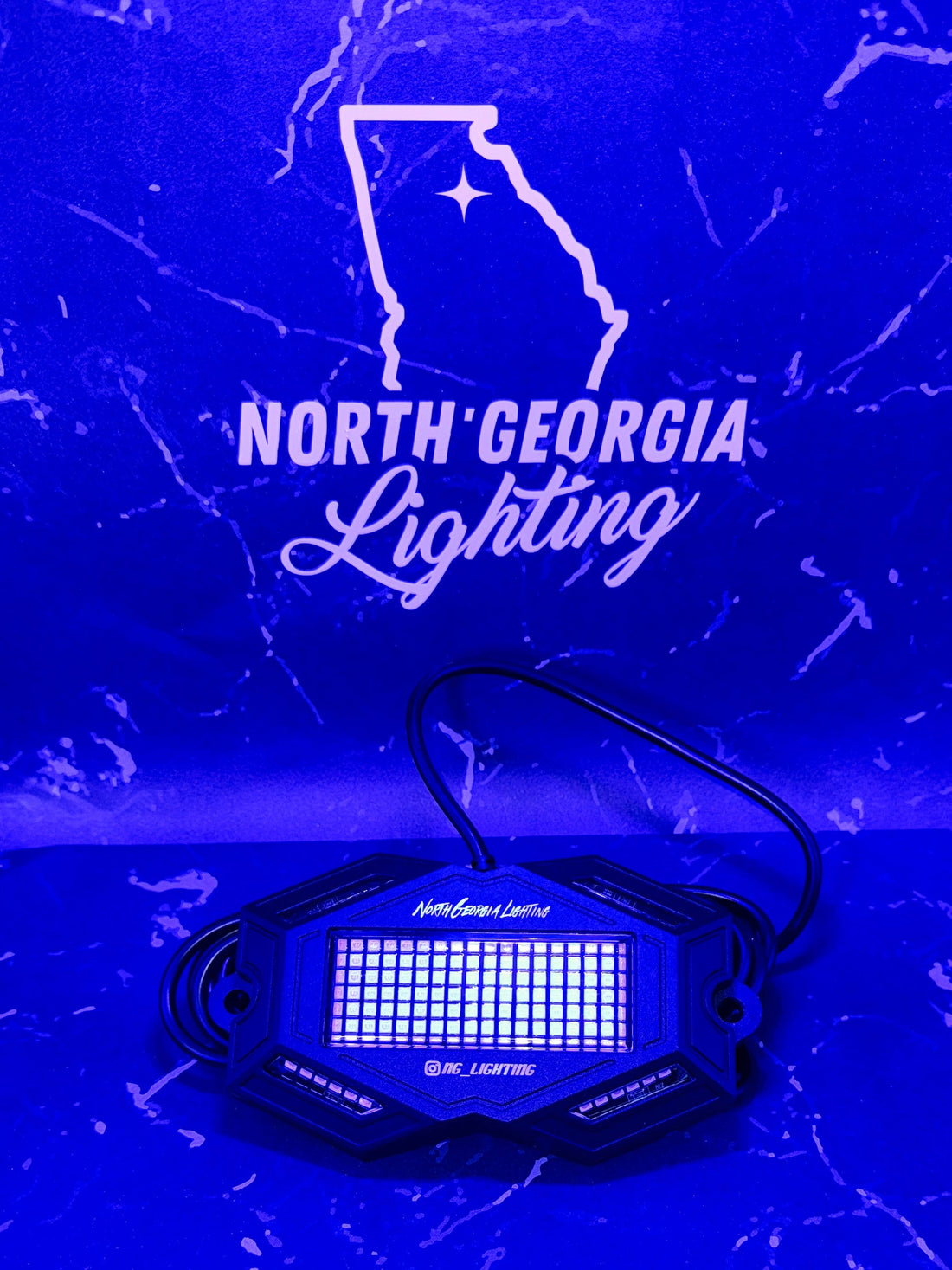 Powerful 150 UV LED Rock Lights: Off-Road Vehicle Underglow Illumination Kit