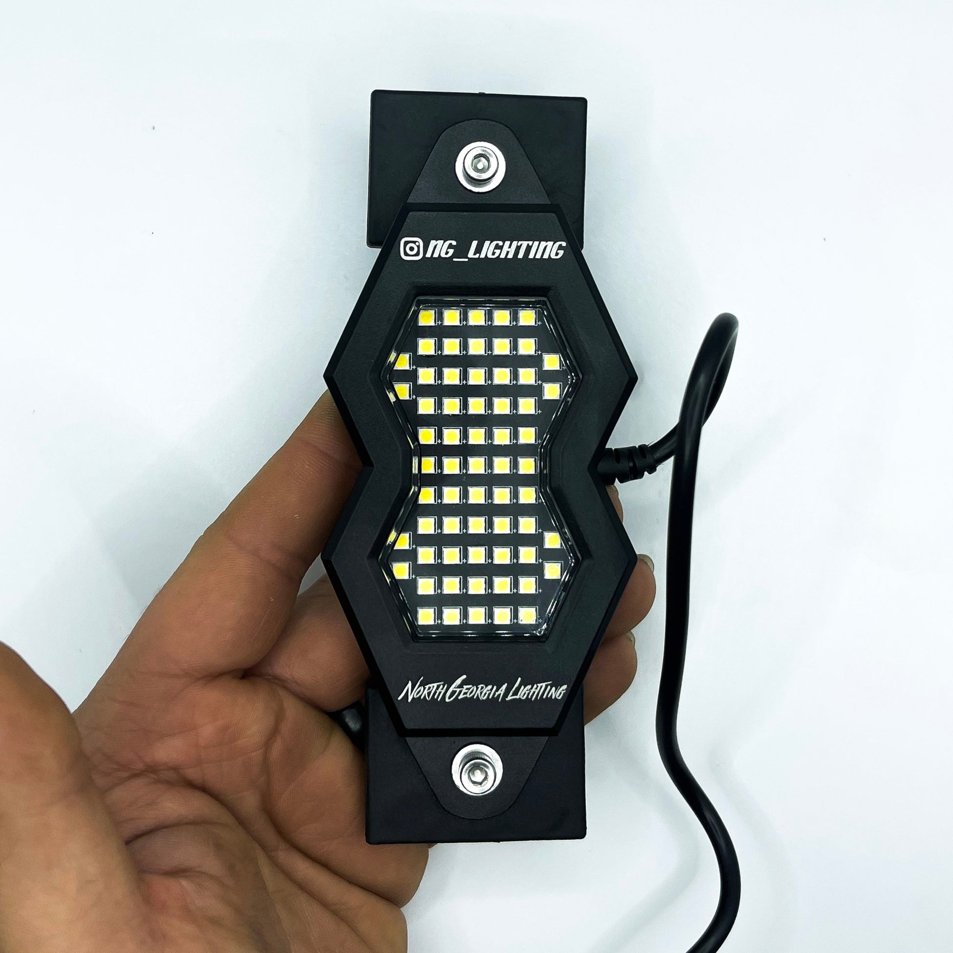 Ultra-Bright 63 LED Pure White Rock Lights for Off-Road Adventures