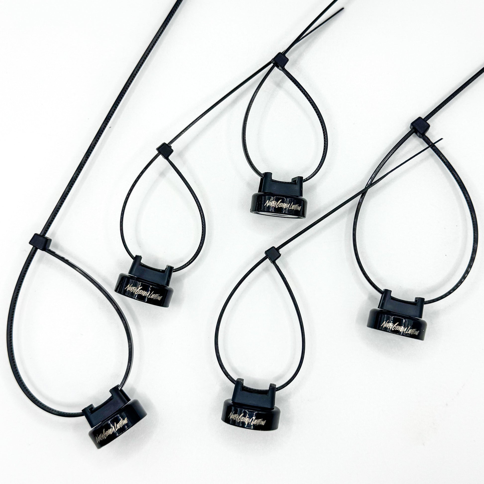 Heavy-Duty Magnetic Zip Tie Holders for Truck Wire Management - 5 Pack