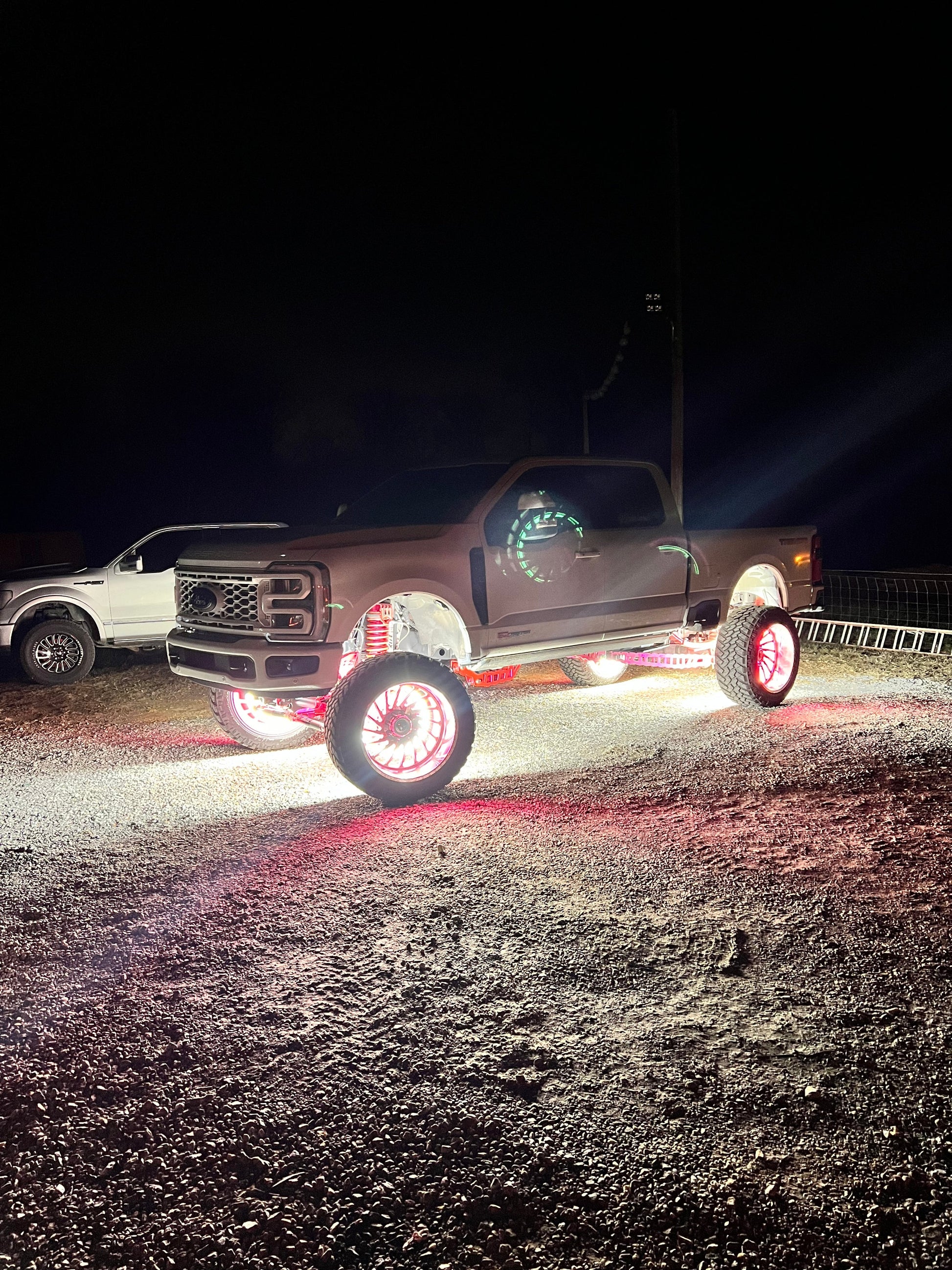 Extreme High Intensity 20 Row LED Wheel Lights Kit for Vehicles