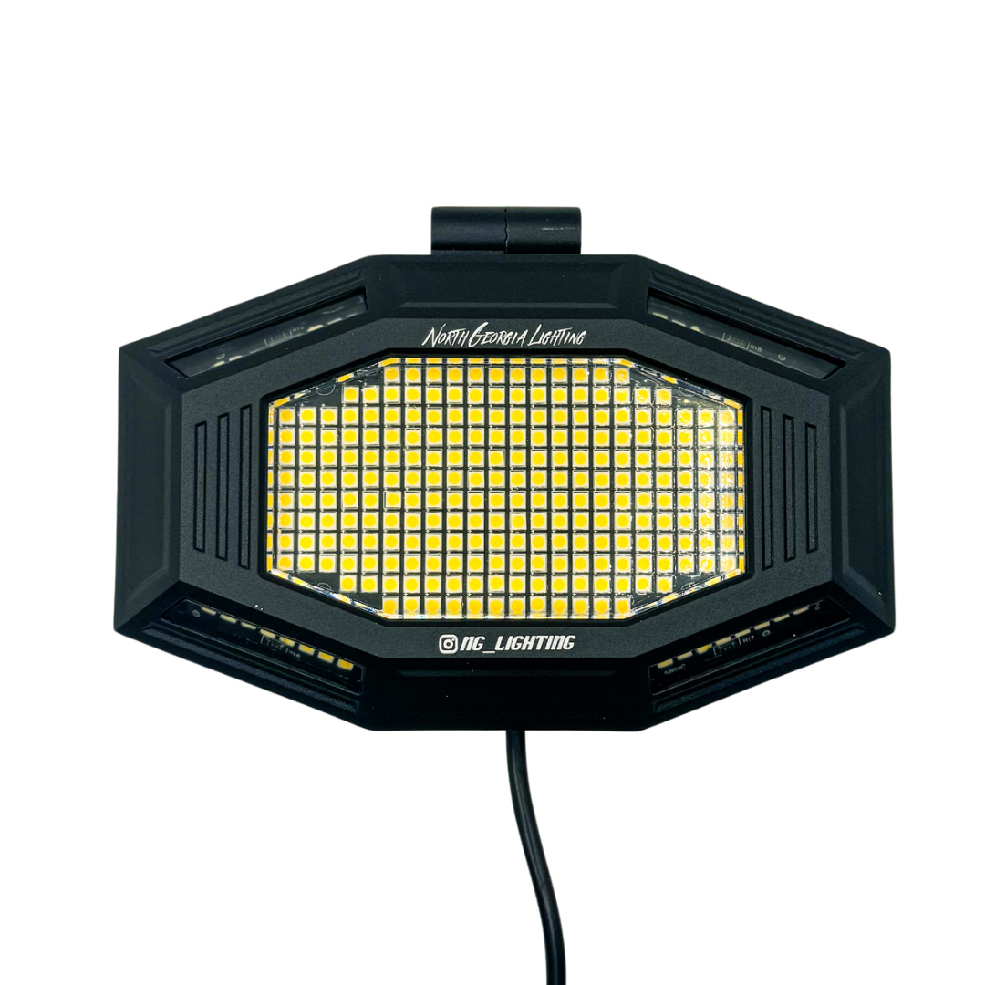 264 LED Pure White Adjustable Rock Lights for Trucks - Magnetic Mount, 4-Sided