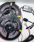 Dynamic Car LED Underglow: 360° Flowing Colors & Pure White Mode