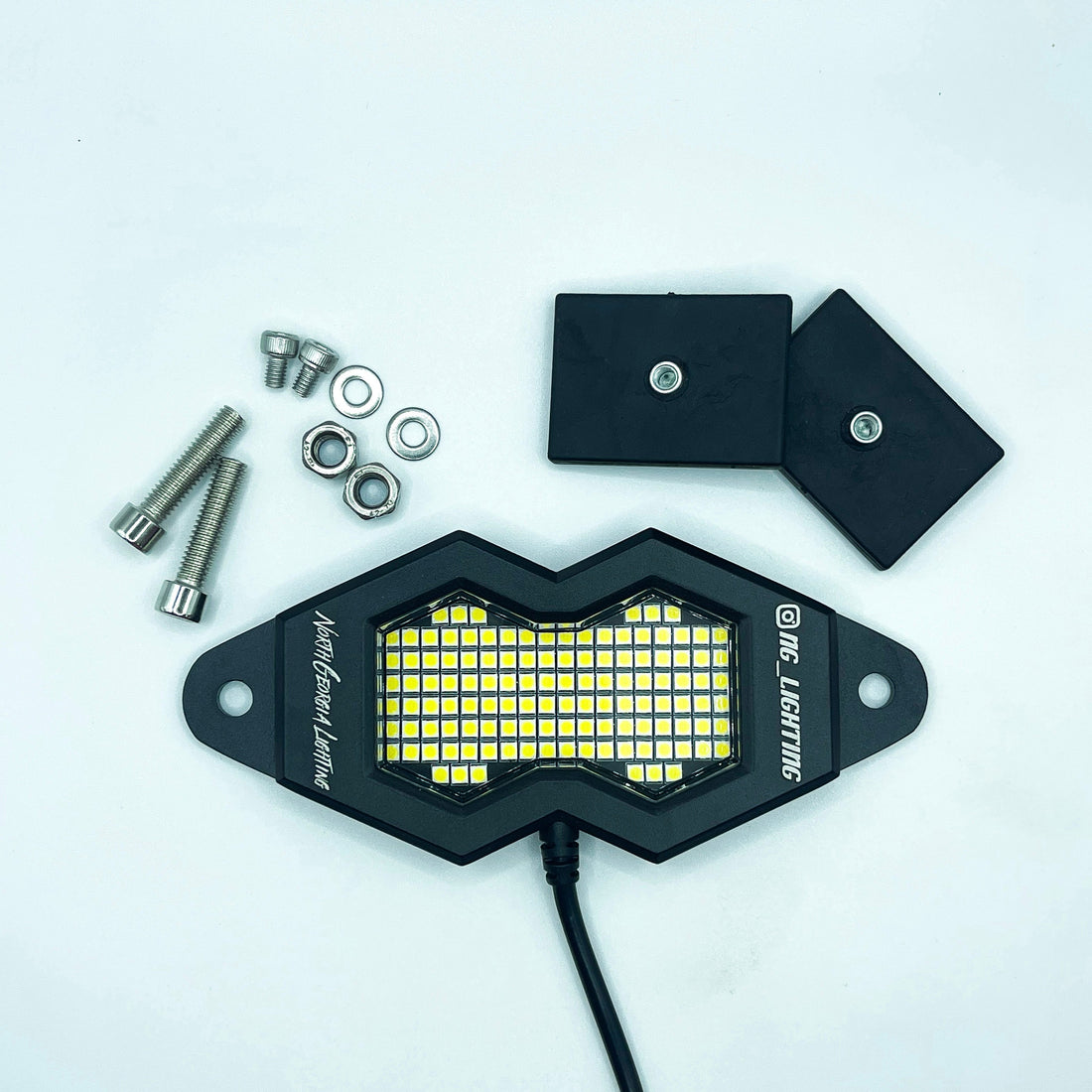 120 LED Pure White Waterproof Rock Lights - Durable Aluminum, Easy Install