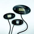 Ultra-Bright 9 LED Pure White Off-Road Rock Lights Kit for Vehicles