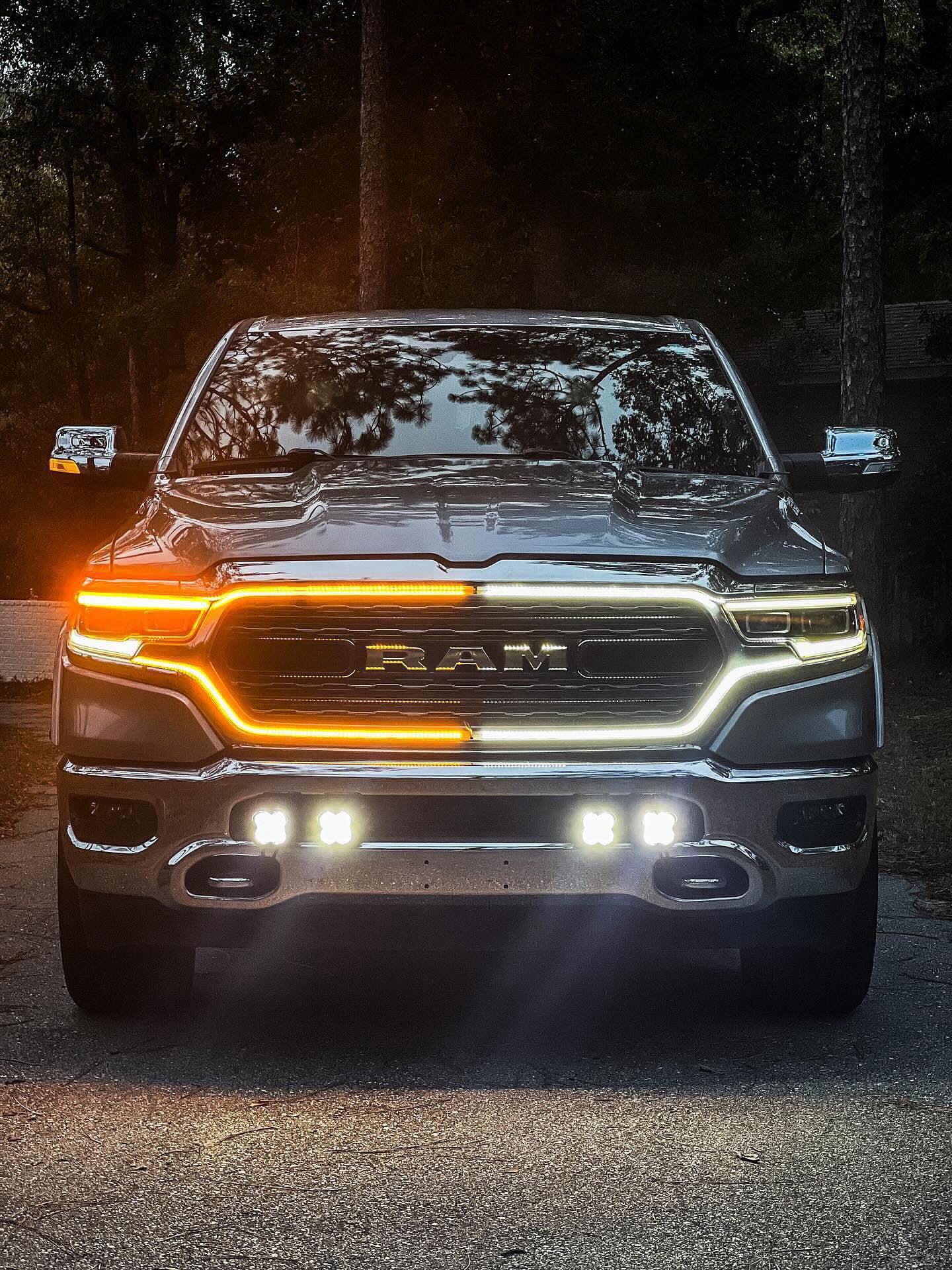 Ram 1500 Sequential Switchback LED Grill Strips 2019-2024 Dynamic DRL