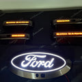 Dynamic LED Light-Up Ford Emblem for F-Series Trucks, Animated & Custom Paint