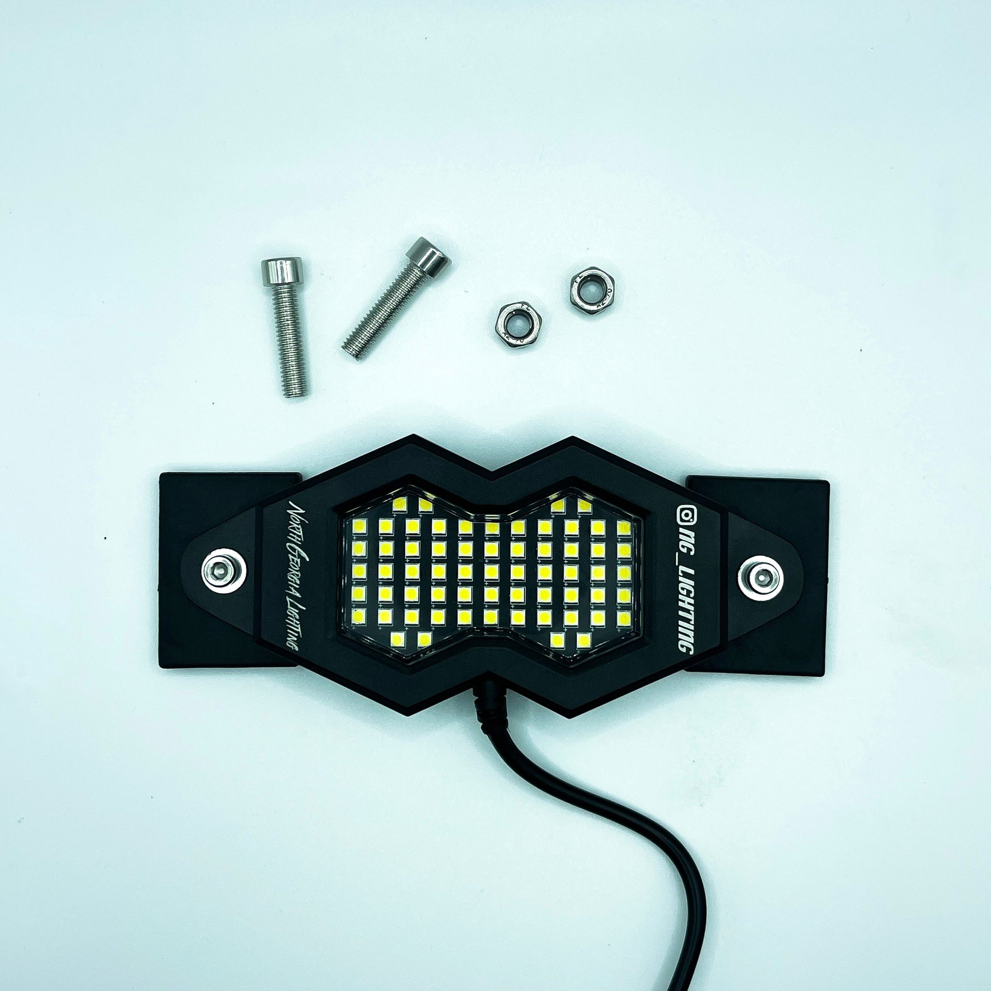 Ultra-Bright 63 LED Pure White Rock Lights for Off-Road Adventures