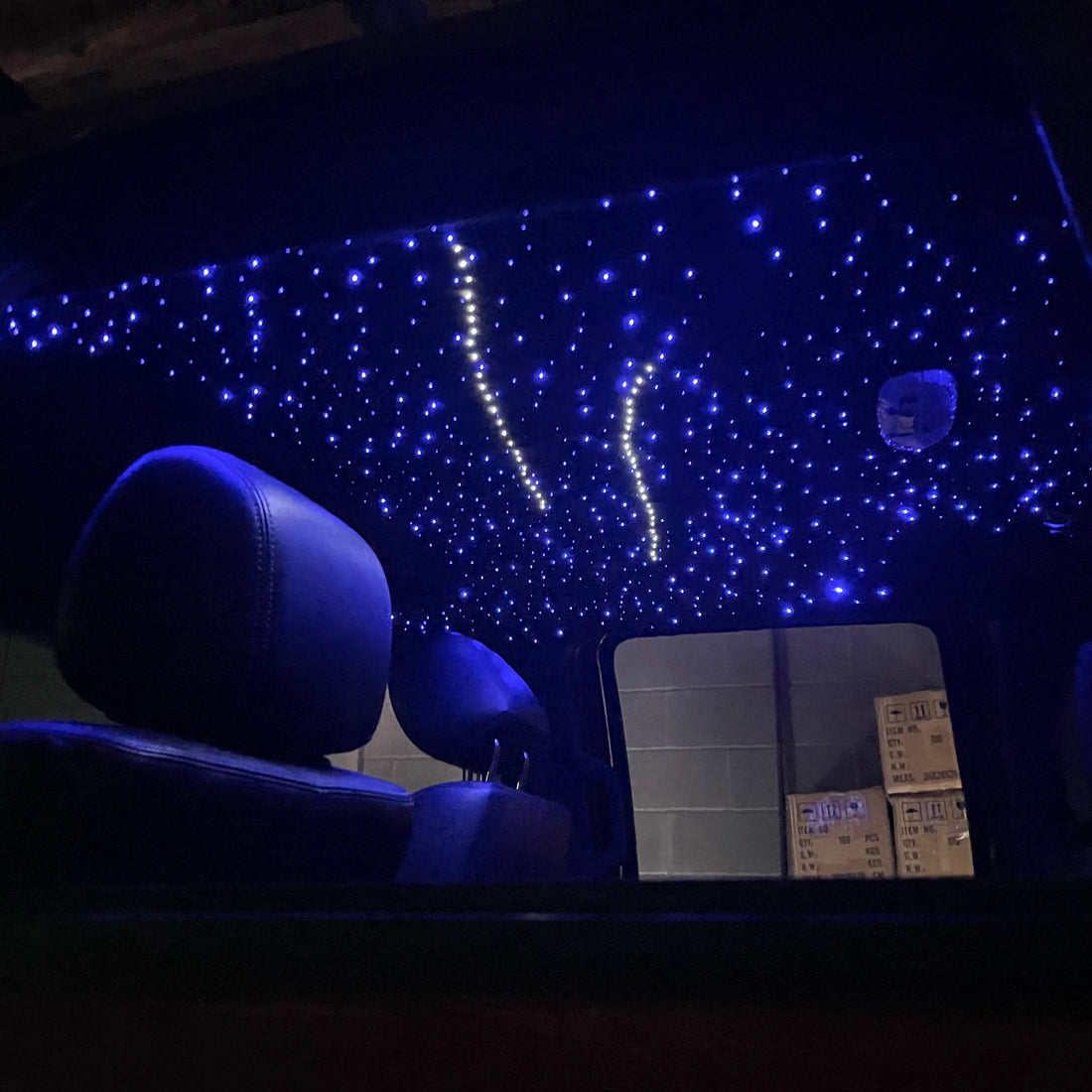 Premium Customizable Starlight Headliner Kit: Bluetooth App Control, Twinkle Effect, Truck Interior