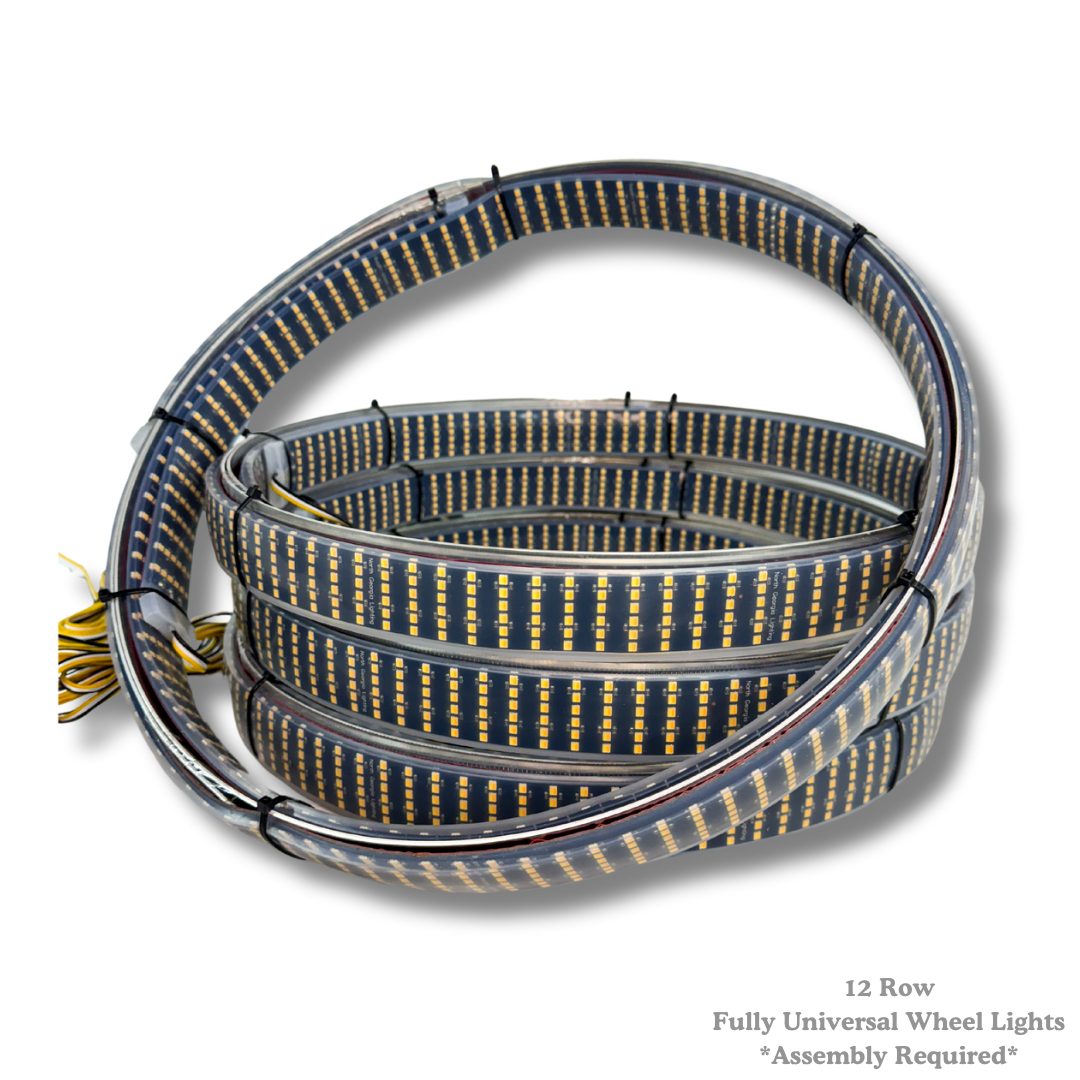 Dynamic Sequential Switchback LED Wheel Lights Kit for Enhanced Car Style