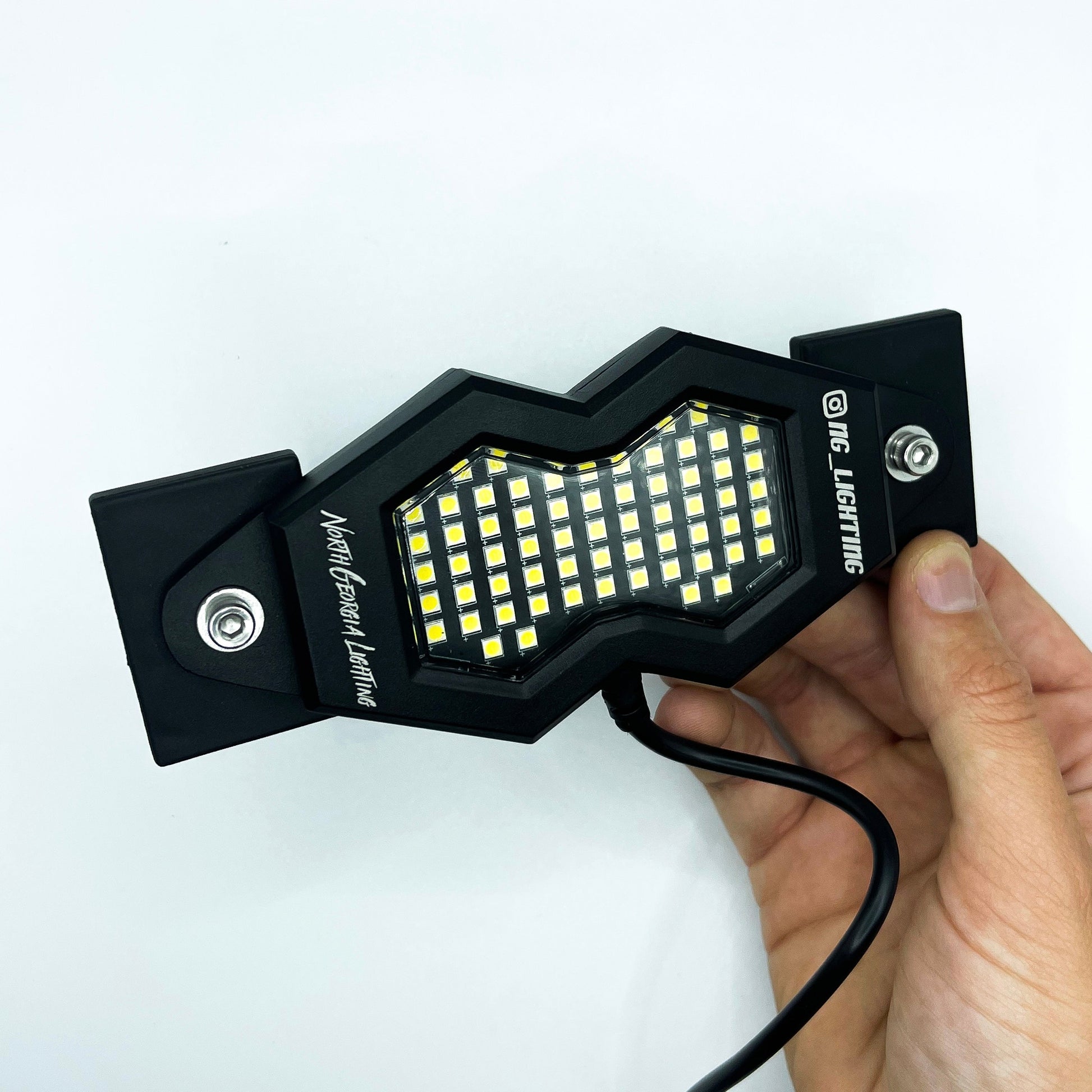 Ultra-Bright 63 LED Pure White Rock Lights for Off-Road Adventures