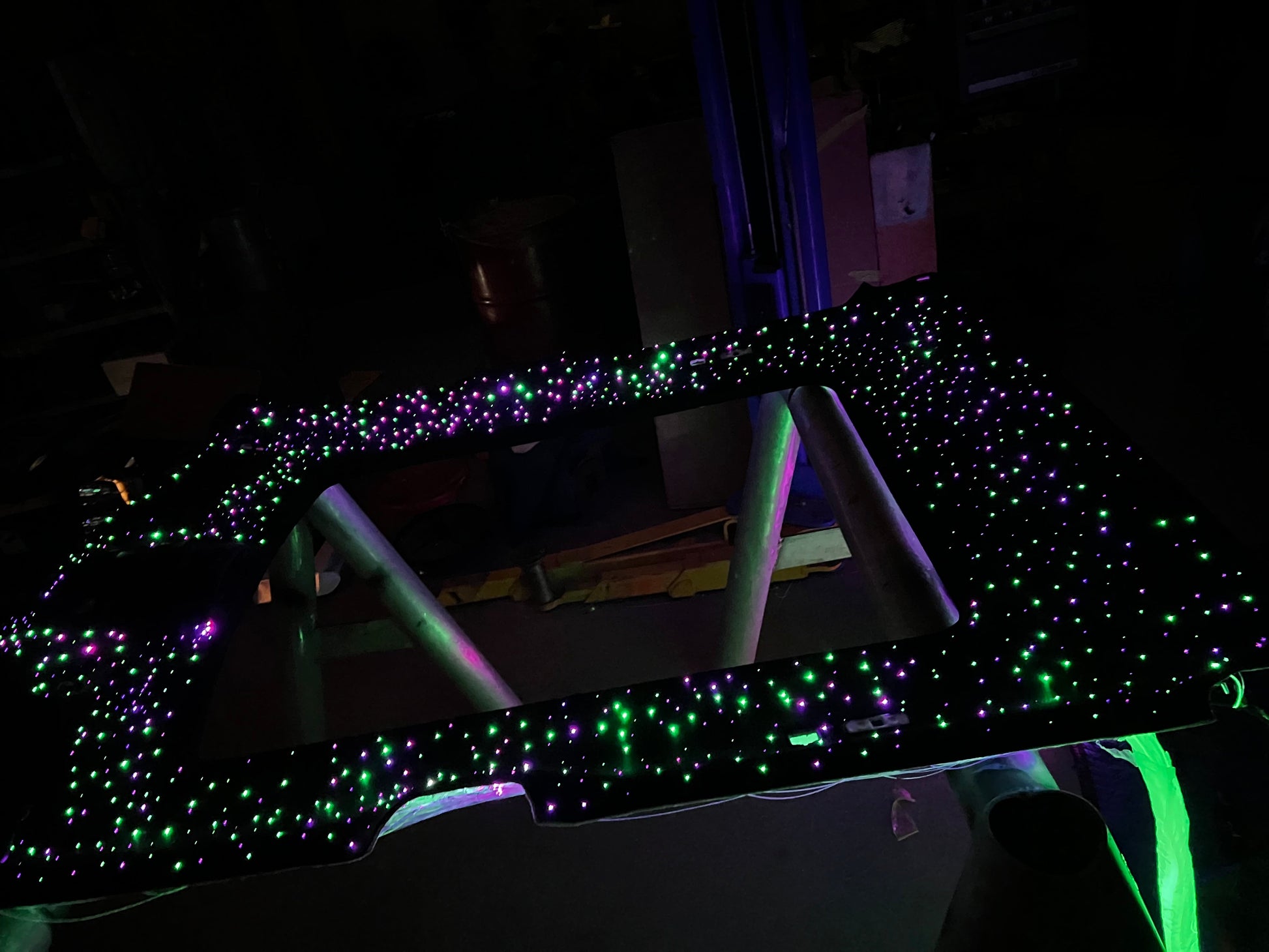 Premium Customizable Starlight Headliner Kit: Bluetooth App Control, Twinkle Effect, Truck Interior