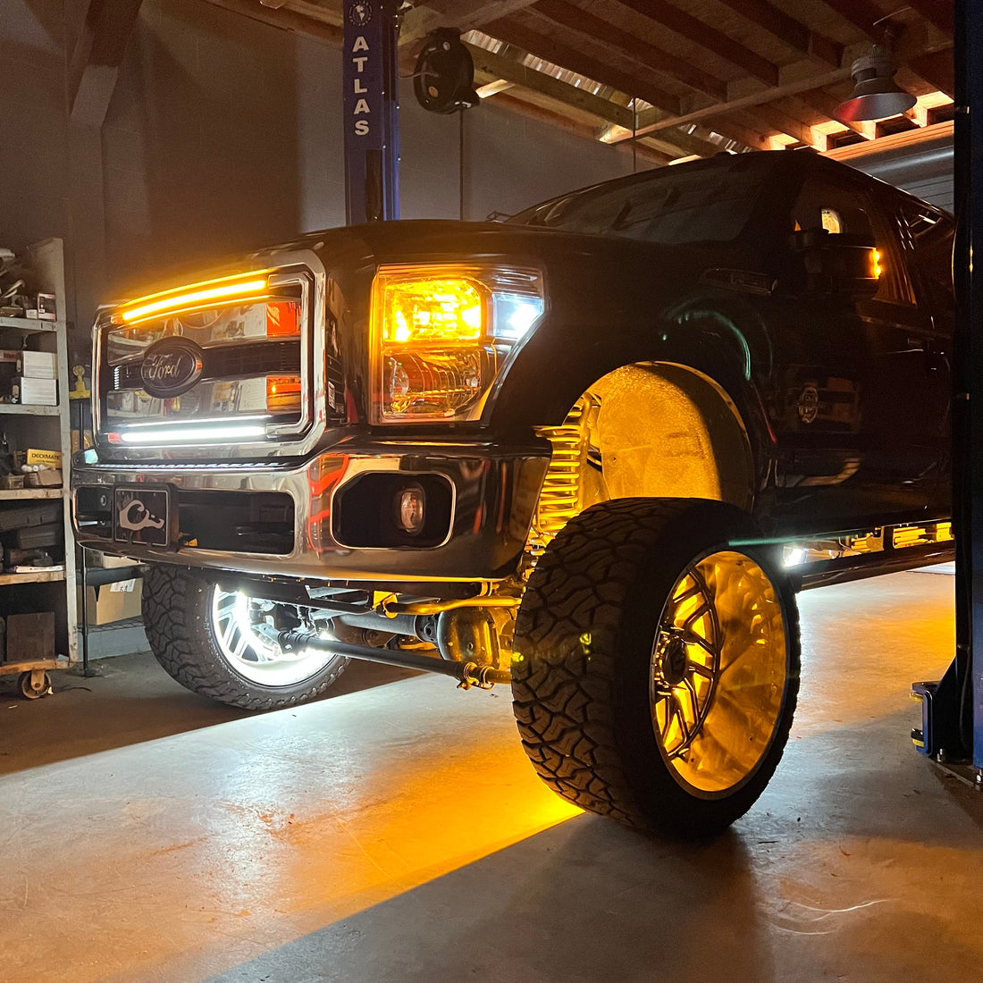 2011-2016 Ford Super Duty Sequential Switchback LED Grille Bar Lights