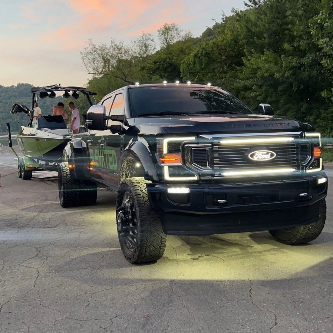 Premium 2020-2022 Super Duty Sequential Switchback LED Grill Bars, Flowing White Light