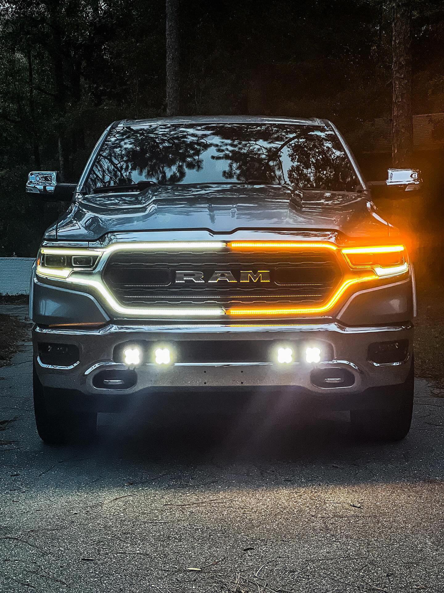 Ram 1500 Sequential Switchback LED Grill Strips 2019-2024 Dynamic DRL
