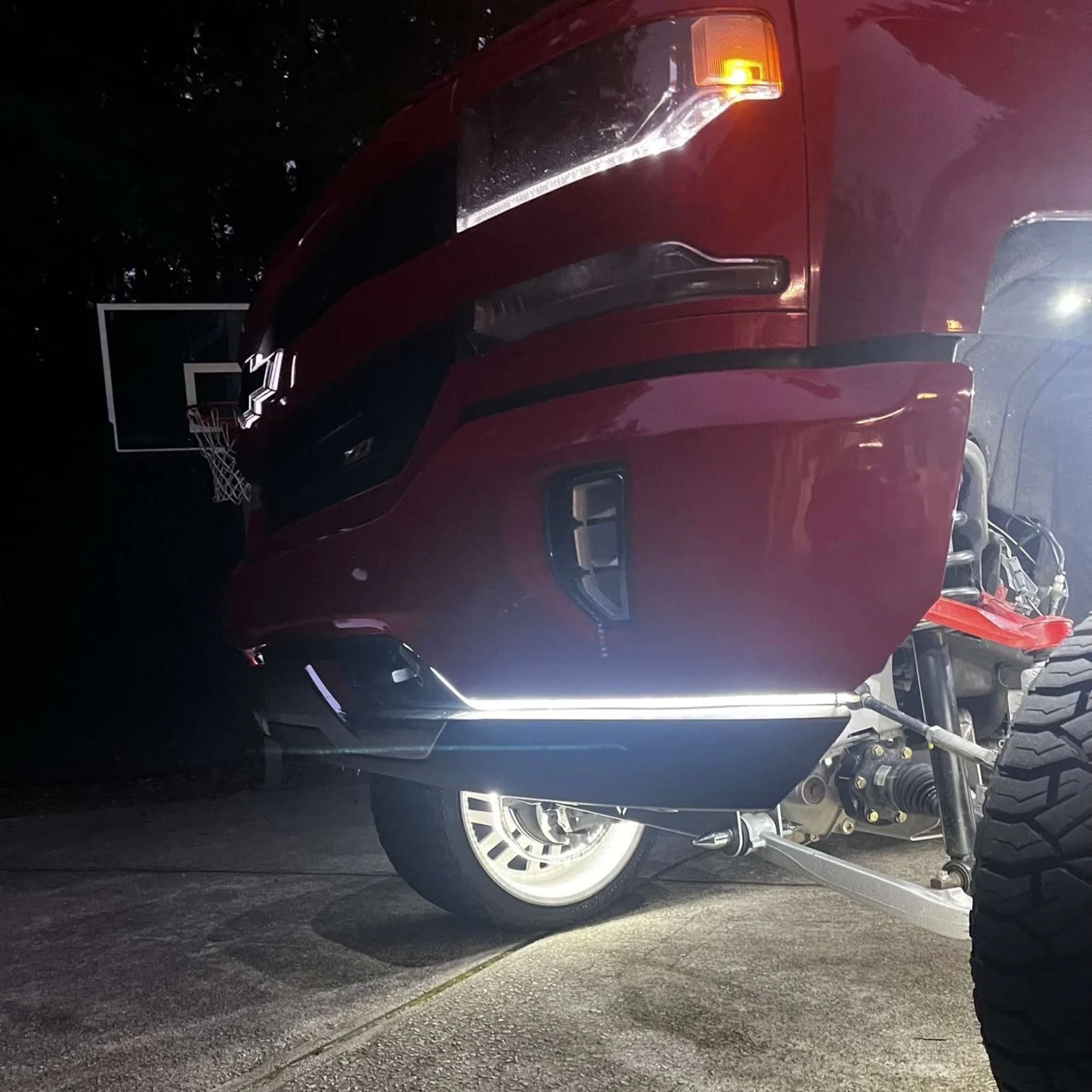 Dynamic LED Switchback Bumper Light Strips for 2016-2022 Chevy 1500 Truck
