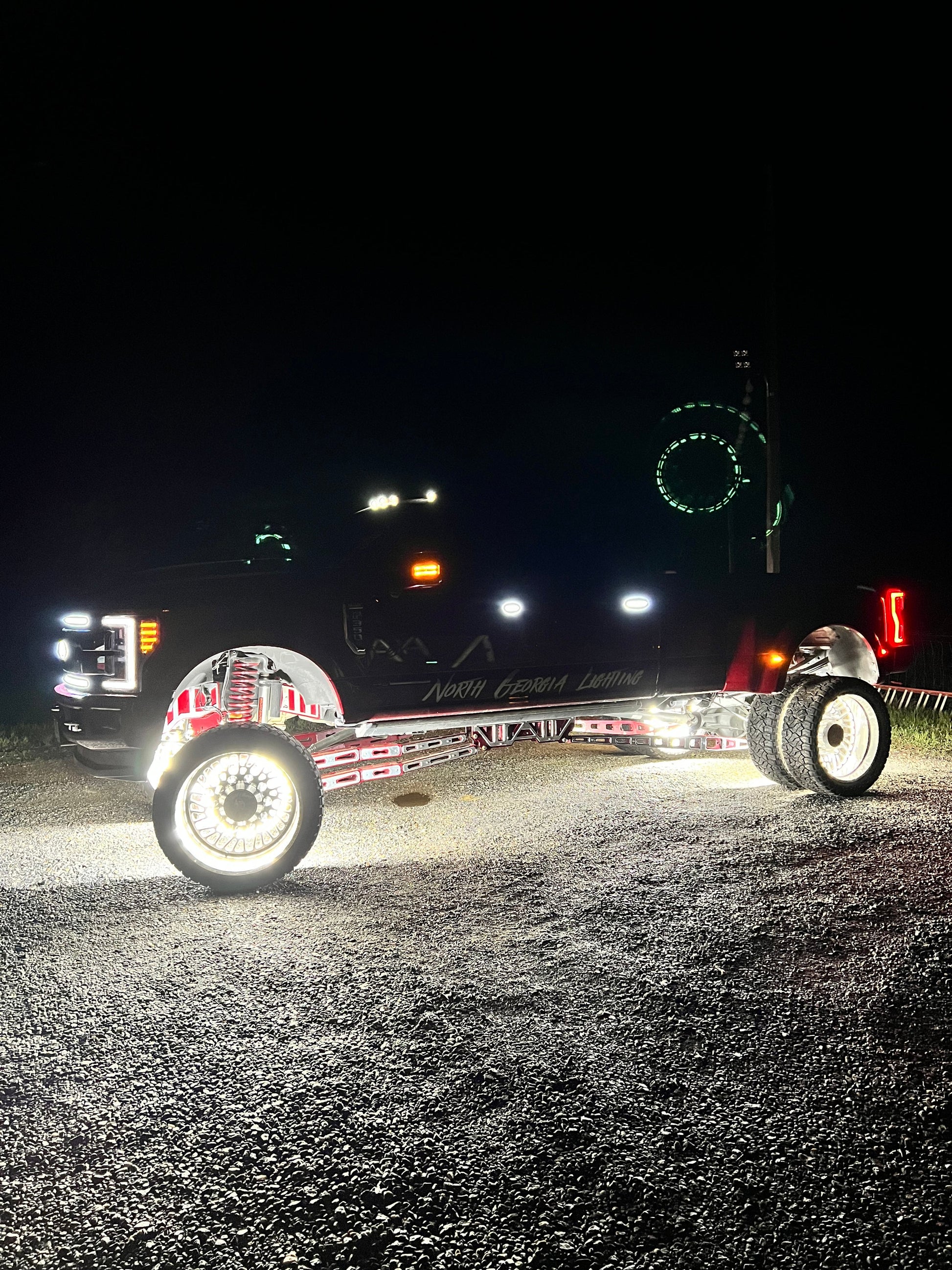 Extreme High Intensity 20 Row LED Wheel Lights Kit for Vehicles