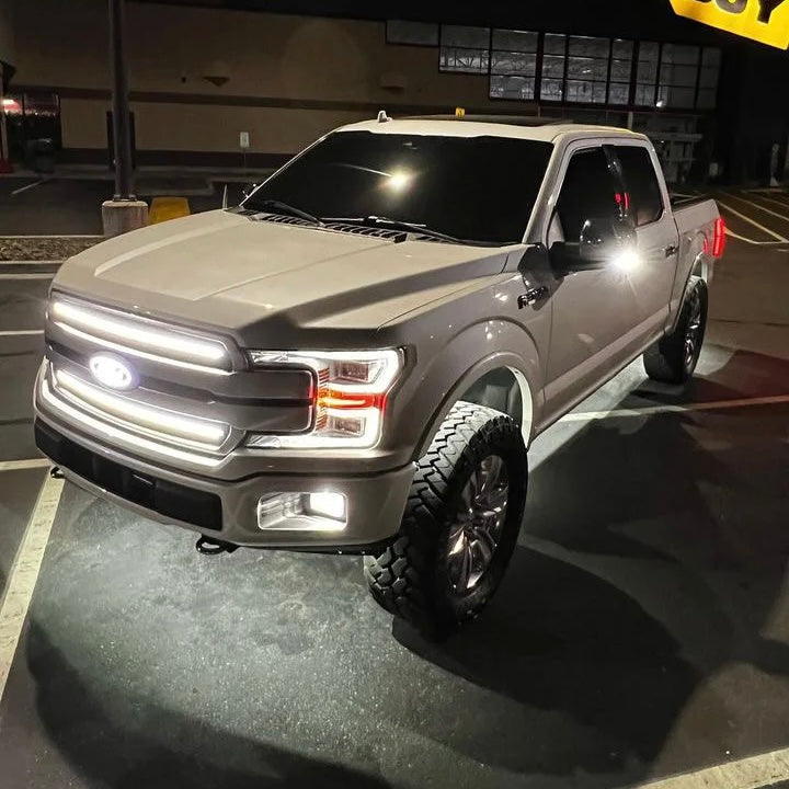 F-150 Platinum Sequential Switchback LED Grill Bars DRL Upgrade 2018-2020