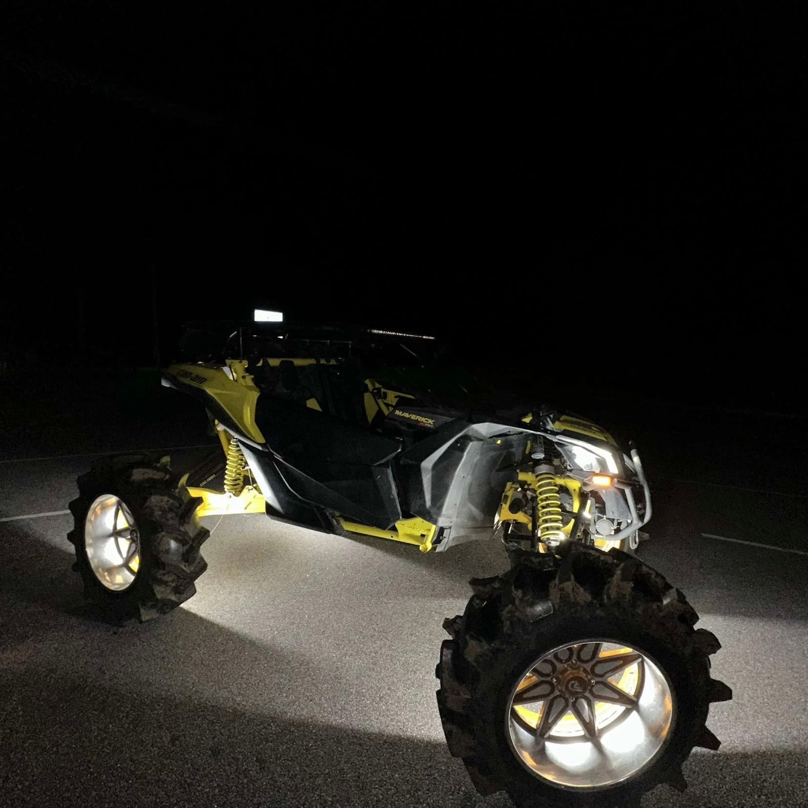 Universal ATV UTV Portal Lights - Submersible Pure White LED Strips