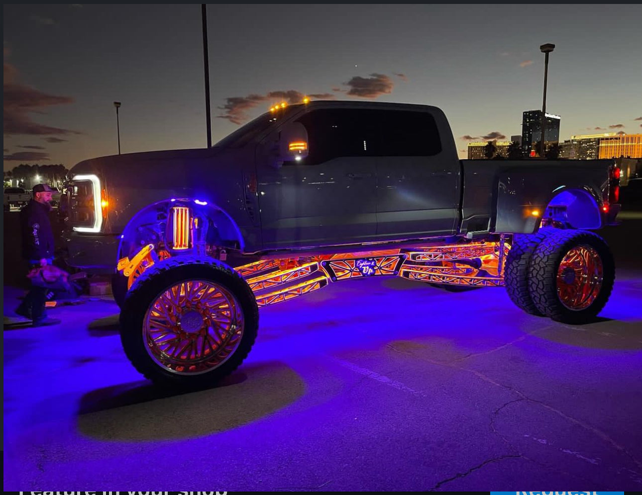 Powerful 150 UV LED Rock Lights: Off-Road Vehicle Underglow Illumination Kit