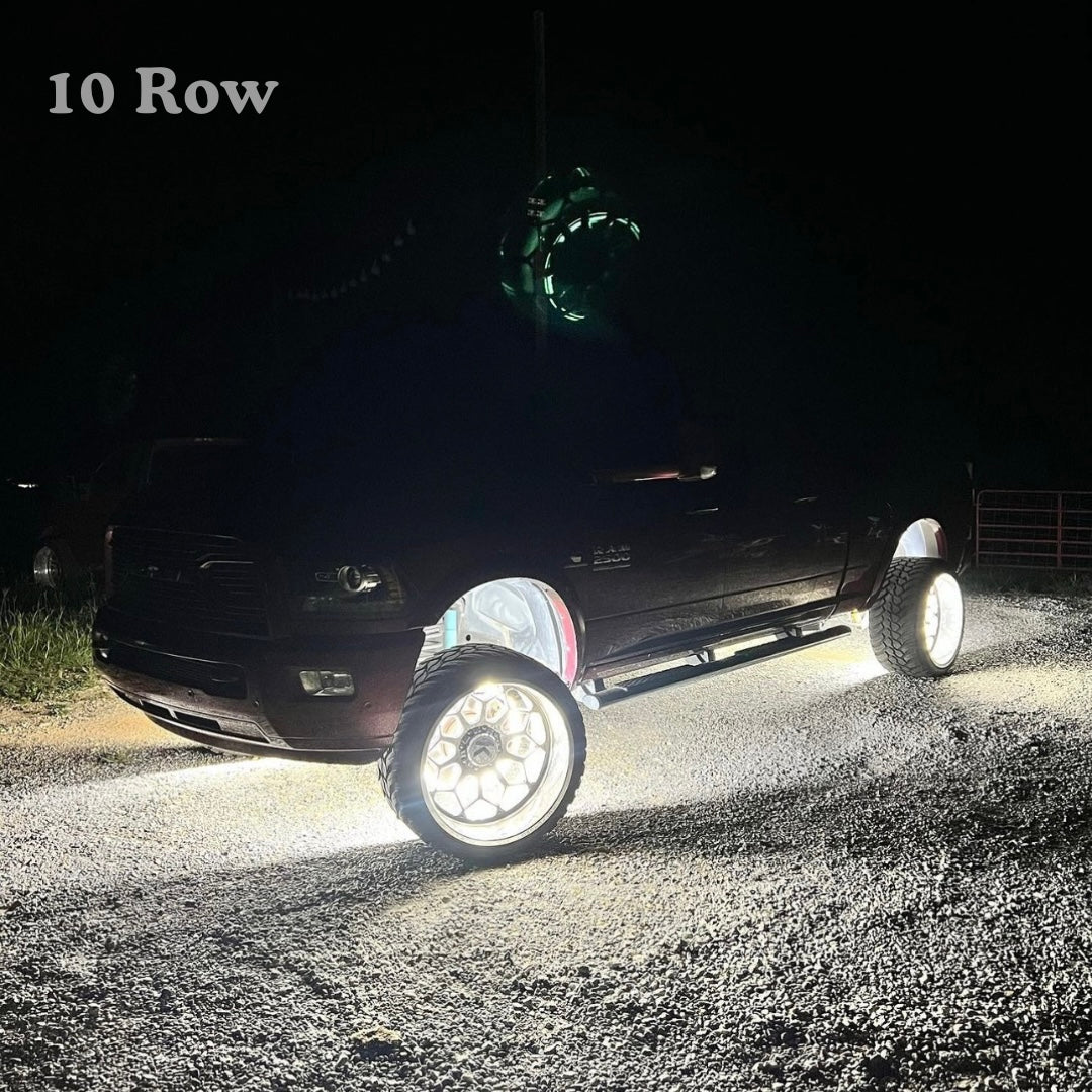 Extreme High Intensity Wheel Lights Kit for Trucks Cars SUVs Brightness