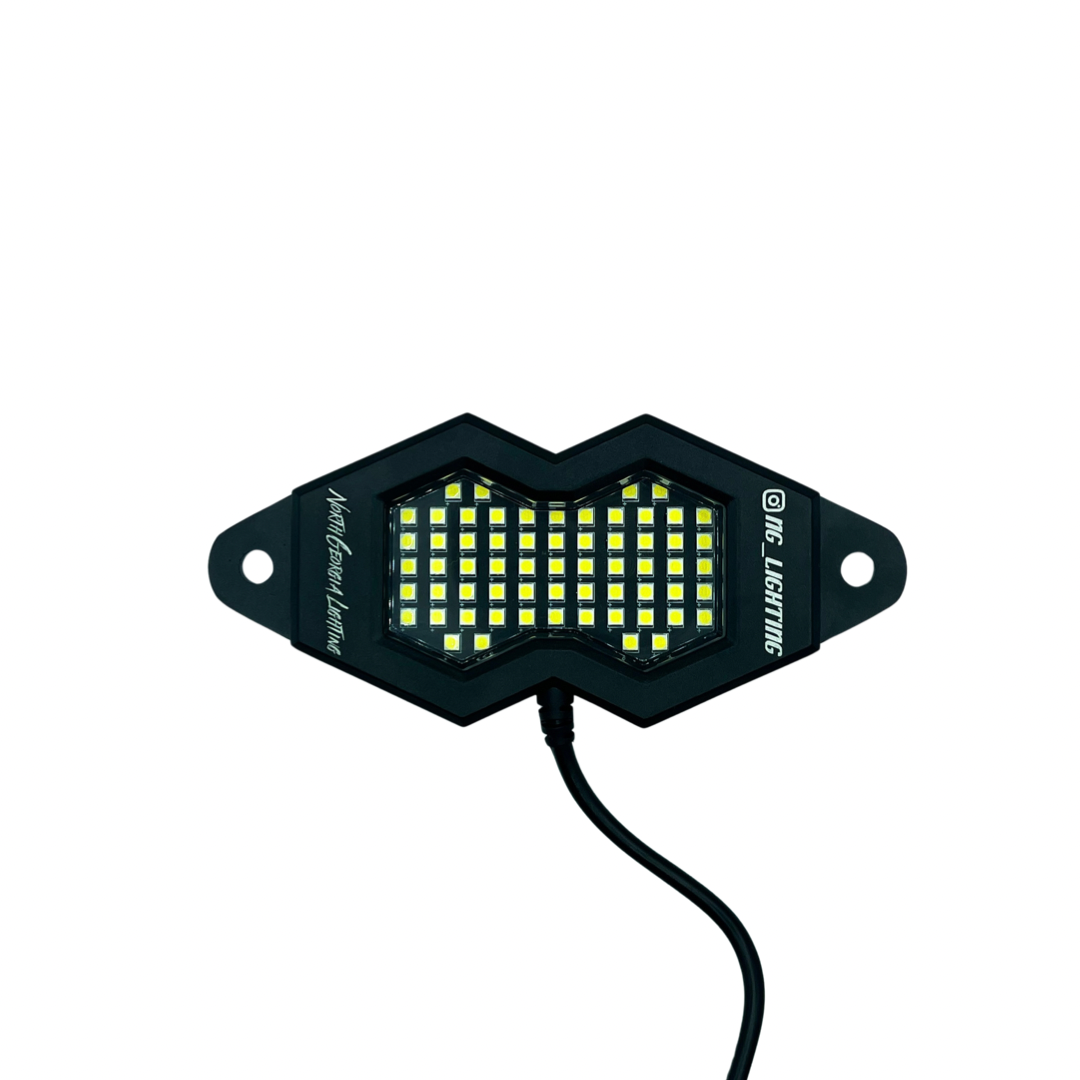 Ultra-Bright 63 LED Pure White Rock Lights for Off-Road Adventures