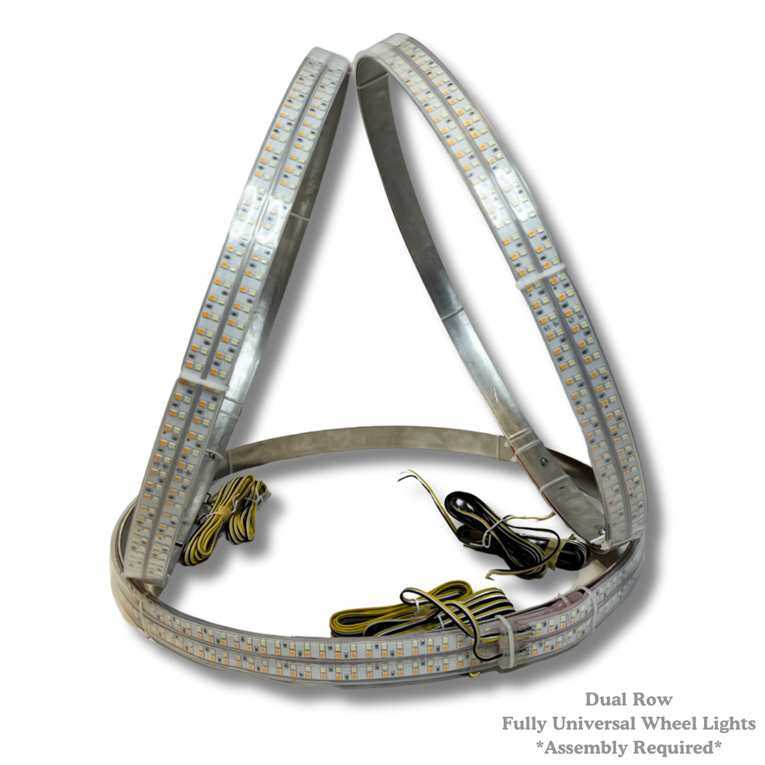 Dynamic Sequential Switchback LED Wheel Lights Kit with Startup Animat