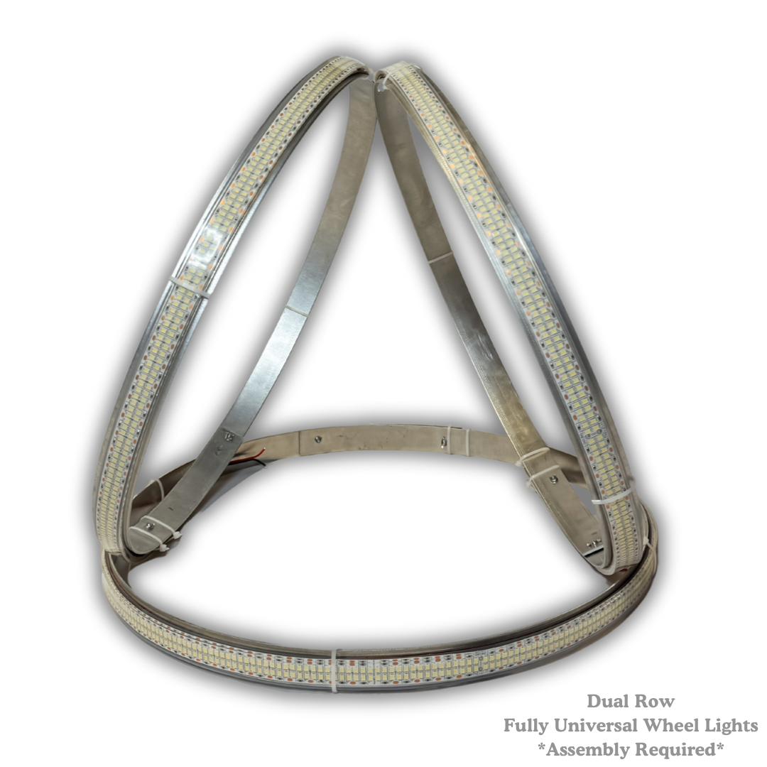 High-Intensity LED Wheel Lights: Ultra-Bright, Waterproof, Adjustable Car Kit
