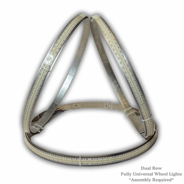 High-Intensity LED Wheel Lights: Ultra-Bright, Waterproof, Adjustable Car Kit