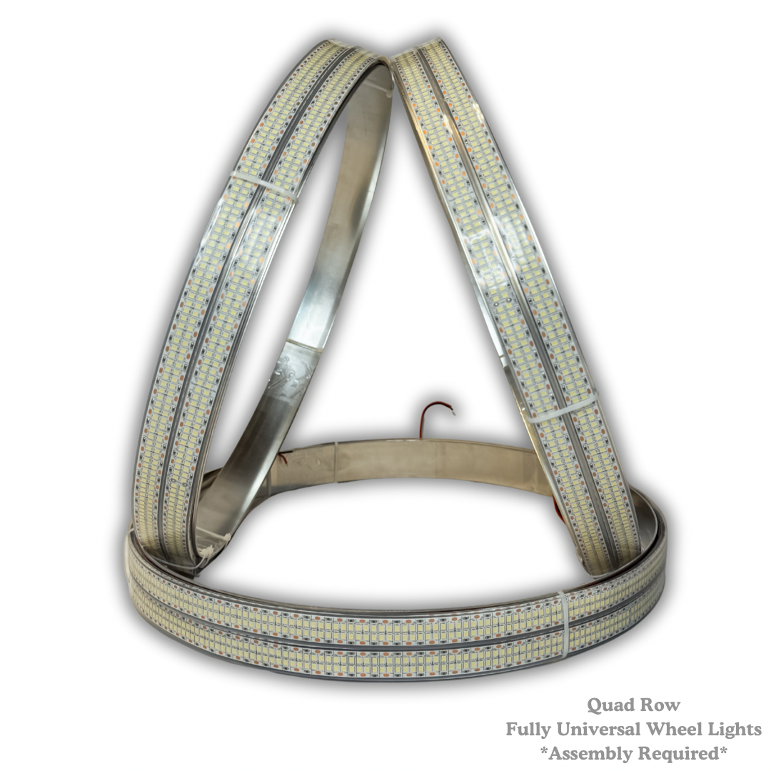 High-Intensity LED Wheel Lights: Ultra-Bright, Waterproof, Adjustable Car Kit