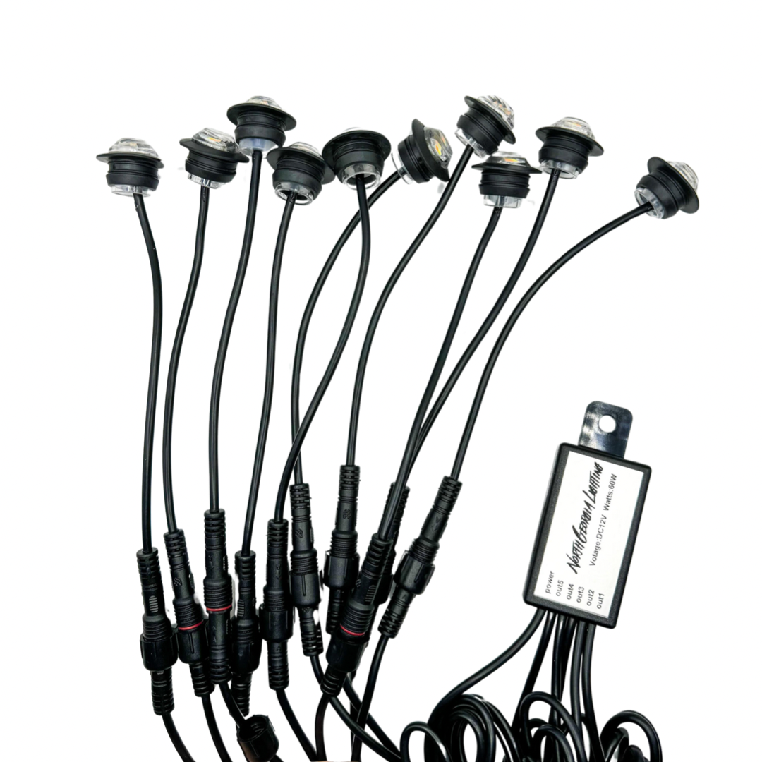 Premium Sequential Switchback Valance Lights Kit – 20-Piece Pure White Flowing LED