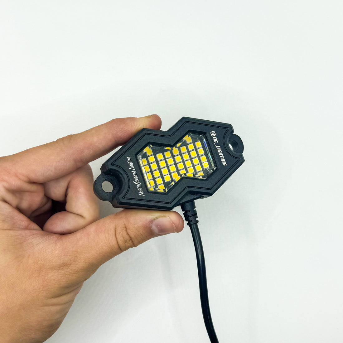 Powerful 36 LED Pure White Magnetic Rock Lights for Vehicle Underglow