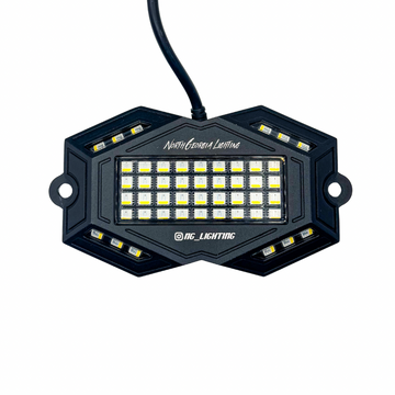 Magnetic 48 LED RGBW Rock Lights: Multi-Color Off-Road Truck Illumination